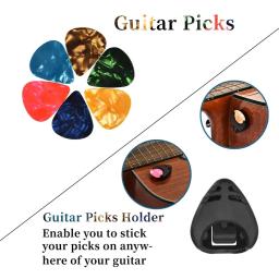 Premium Capo com sintonizador para qualquer guitarra, eleve sua experiência musical, 10 escolhas, cores aleatórias, titular, ajuste rápido e preciso - Image 6