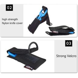 Scuba Dive Line Cutter Com Webbing Segurança Snorkeling Facas para Natação Watersports Mergulho Livre Mergulho Surf Outdoor Accessorie - Image 4