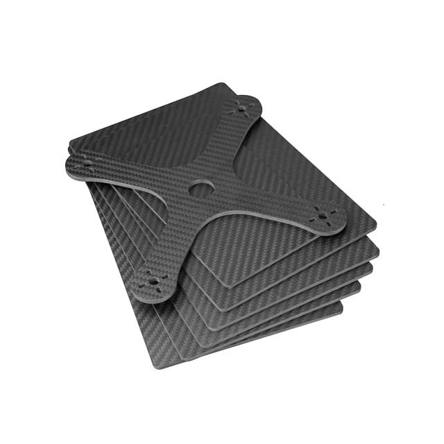 Tubo de Fibra de Carbono Personalizado com Serviço de Corte CNC para Peças de Drone, Robôs e Projetos DIY