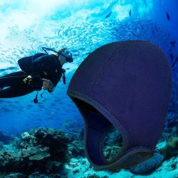 Capô de mergulho com Chin Strap, Neoprene Wetsuit, Touca de natação, Esportes Aquáticos, Surf, Banho, Snorkeling, Caiaque, 3mm - Image 2