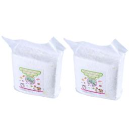 Roupa cama pequena para animais estimação papel natural 450g com controle odor, coelhos hamsters - Image 3