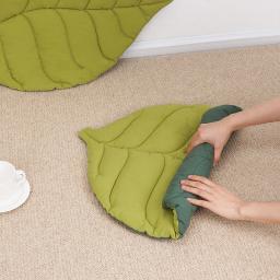 Soft Cotton Leaf Shaped Bed Mats, Tapete lavável, Cobertor do sono, Home Pets, Almofada dupla face, Tapetes, Gatinho, Cachorro, Cão - Image 4