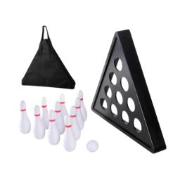 Mesa shuffleboard boliche pinos conjunto para shuffleboard mesa de madeira portátil shuffleboard boliche curling jogo para meninos meninas - Image 3