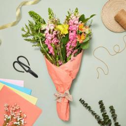 10 pçs papel de tecido 50x66cm branco embrulho papel de embalagem para saco de presente enchimento flor arte artesanato páscoa diy aniversário decoração de casamento - Image 2