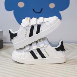 Novo tenis tênis para crianças verão respirável meninos meninas sapatos esportivos casuais sola macia crianças pequenos sapatos brancos tamanho 26-37 - Image 6