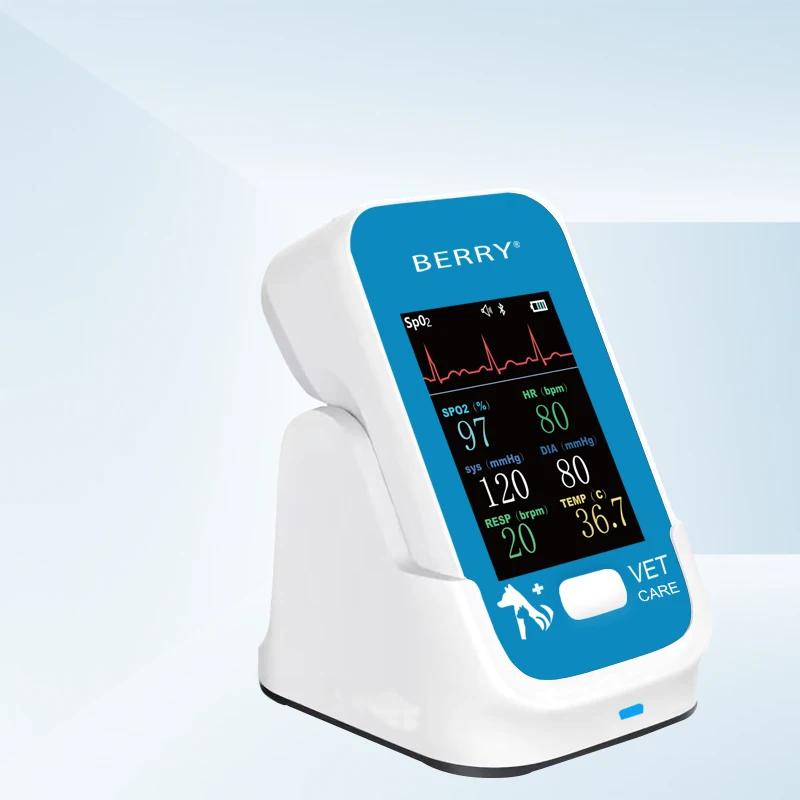 Berry Pet Saúde Bluetooth Veterinária Multiparameter Monitor, medidor De Oxigênio No Sangue, ECG - Image 1