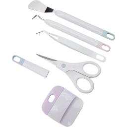 Kit de ferramentas de capinação de vinil, silhueta portátil, camafeu, letras, faça você mesmo, conjunto de ferramentas para máquina de corte, acessórios - Image 6