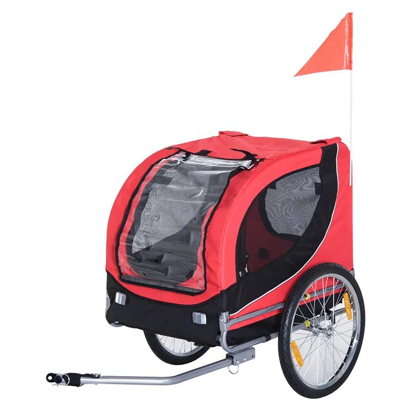 Conveniente Pet Travel Acessórios, Trailer bicicleta dobrável para cães e gatos, Ciclismo ao ar livre Trailer - Image 1