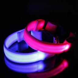Coleira anti-perdida LED brilhante para animais de estimação, luz luminosa noturna, coleiras, colar de segurança, cães pequenos, médios e grandes - Image 6