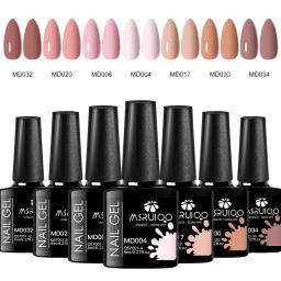Conjunto de esmaltes em gel para decoração, imersão em gel UV, Kits de pintura de manicure de longa duração, DIY Nail Art Design, tudo para decoração, 7 pcs - Image 3