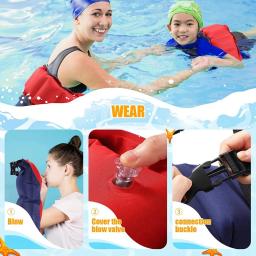 Cinto de natação flutuante ajustável para adultos Flotação de piscina Flotação de cintura Flutuação de treinamento Cinto de cintura - Image 3
