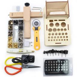 Couro Trabalho Tool Set para Saddle Making, Prong Punch, Sewing Thread Stamping, Shoemaking Leathercraft, Patchwork DIY Processing Kit - Image 2