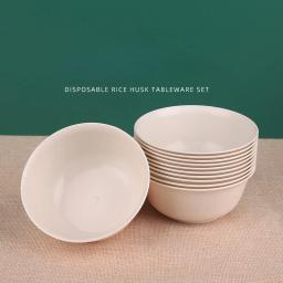 Recipientes De Alimentos Descartáveis, Biodegradável, Louça De Festa, Cozinha, Recipiente De Uso Quente E Frio, Louça, 50Pcs - Image 1