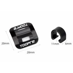 5/10pc tubo de óleo da bicicleta alumínio braçadeira fixa conversão armadilha adaptador bicicleta shifter cabo freio conjunto quadro u fivela tubo clipe guia - Image 6