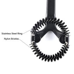 Escova De Limpeza De Café, Máquina De Espresso, Cabeça Substituível, Cafeteira, Café Grinder Cleaner, Ferramenta De Limpeza De Cabeça De Cerveja, 51mm, 58mm - Image 2