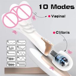 Vibradores Realistas Urethra Brinquedos para Adultos, Punhos Vibradores Femininos, Máquinas Sexuais, Jogos Eróticos, Brinquedos Sticks, Suprimentos Adultos, 18 W - Image 5