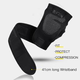 Respirável anti-derrapante Fitness Sports luvas para homens e mulheres, levantamento de peso, ginásio, musculação, ginástica apertos, listra, mão palma - Image 3