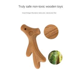 Vara De Mastigar De Plástico De Madeira Para Cães, Antlers De Veado, Cor De Log, Agressivo, Indestrutível Ferramentas Domésticas, Acessórios Para Cães - Image 3