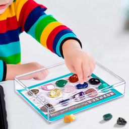 Kit de coleção de pedras preciosas para crianças, rocha e pedra, educação científica, kit mineral para meninos e meninas, presentes para estudantes - Image 3