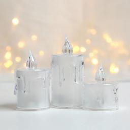 Vela LED eletrônica para decoração, festa de aniversário, celebração, romântico, atmosfera, Natal, ação de graças, Mini Night Light, 3PCs - Image 5