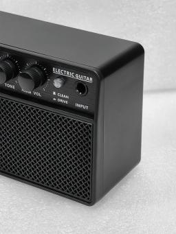 Amplificador de guitarra elétrica portátil, KG-10, efeitos claros e Overdrive, tom ajustável, ganho de 10W, bateria embutida, Bluetooth - Image 4