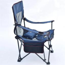 Cadeira de acampamento ao ar livre dobrável e portátil, cadeira relaxante, espreguiçadeira de praia, caminhada ergonômica da natureza, espreguiçadeira - Image 4