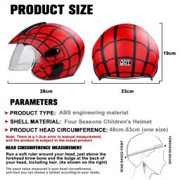 Uchoose-Capacete Infantil de Motocross, Capacetes de Segurança Confortáveis para Crianças, Capacete dos Desenhos Animados, Bicicleta, Idade 3-9 Anos - Image 5