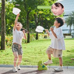 Disco voador lançador de foguetes de ar pires ao ar livre hélice jardim jogo romance crianças brinquedo para criança salto esporte frete grátis - Image 2