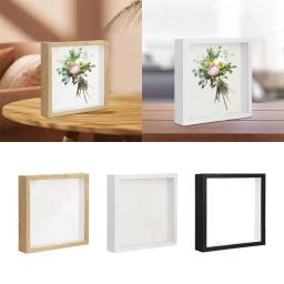 Moldura para flores secas, decoração de mesa profunda, caixa de sombra, moldura para arte - Image 5