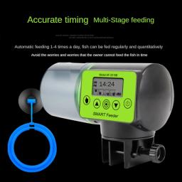 Inteligente Alimentador Automático De Peixes + Círculo De Alimentação, Dispensador De Alimentação Automática Do Tanque, LCD Indica, Acessórios De Aquário - Image 3