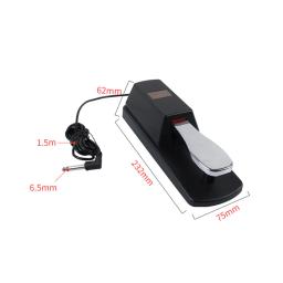 Pedal universal piano, acessório durável para teclado eletrônico (preto) - Image 4