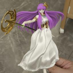 Bom Tony/GT Saint Seiya Mito Pano Athena Saori Kido Conjuntos EX Casuais Vestido Cavaleiros do Zodíaco Figura de Ação Em Estoque - Image 3