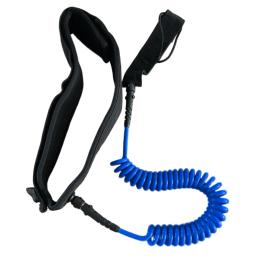 Coiled Safety Board Leash, elástico máximo, comprimento até 10 pés, ajustável para surf, iniciante, prática de fornecimento - Image 5