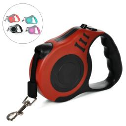 Trela retrátil automática para cão e gato, 3m, 5m, para pequeno, médio, grande, ao ar livre, caminhadas, nylon, para bulldog, chihuahua - Image 1