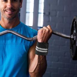 Faixa de pulso para levantamento de peso, tiras de suporte para pulso fitness com design de fixação, musculação, força de levantamento de peso - Image 5