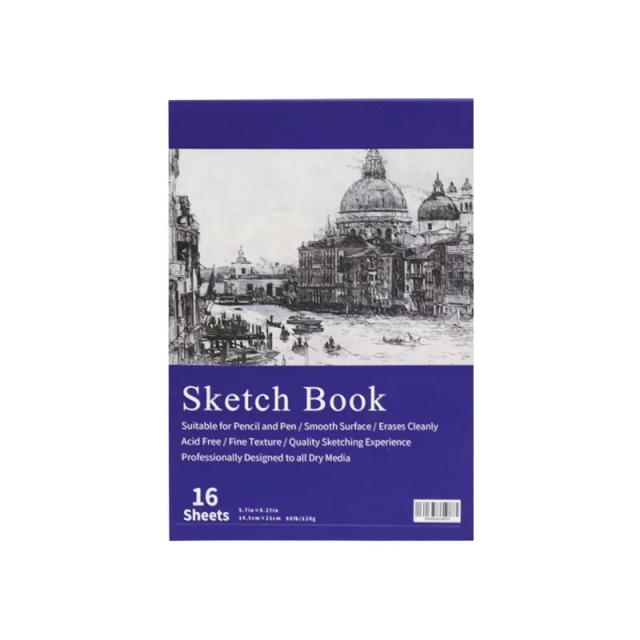 Caderno de Desenho e Pintura em Papel Grosso para Artistas - Ideal para Sketches e Presentes (Formato A4 e A5)