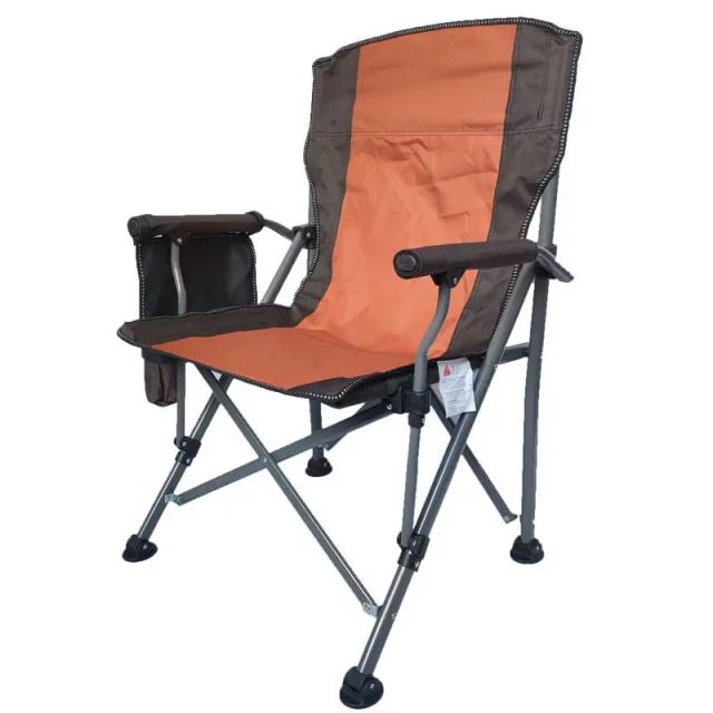 Cadeira Dobrável Portátil para Acampamento com Braços - Leve e Ideal para Praia e Pesca
