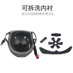 Scooter elétrico redondo capacete da bicicleta ciclismo skate esqui criança esportes segurança capacete quatro estações acessórios da bicicleta - Image 5