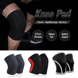 Mangas de joelho de compressão para homens e mulheres, 7mm, protetor de joelho neoprene, fitness, ginásio, apto para halterofilismo, agachamento, suporte, esportes, 1 pc - Image 3
