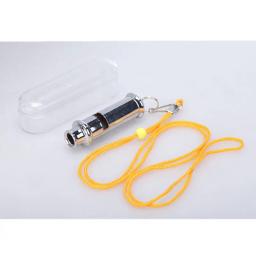 Apito em aço inoxidável de alta frequência, apito de decibel de alta frequência, balanço de vida, metal, visual externo, sobrevivência - Image 3