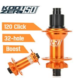 KOOZER 450 32 buracos Mtb Thunder Masses 120 Click Boost Hub 12x148 Traseiro através do eixo 15x110 Cubo dianteiro Pro7 Barulhento para bicicleta Shimano - Image 1