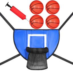Mini Trampolim Basketball Hoop para Crianças e Crianças, Fácil de Instalar, Treinamento Sturdy com 4 Basketballs - Image 4