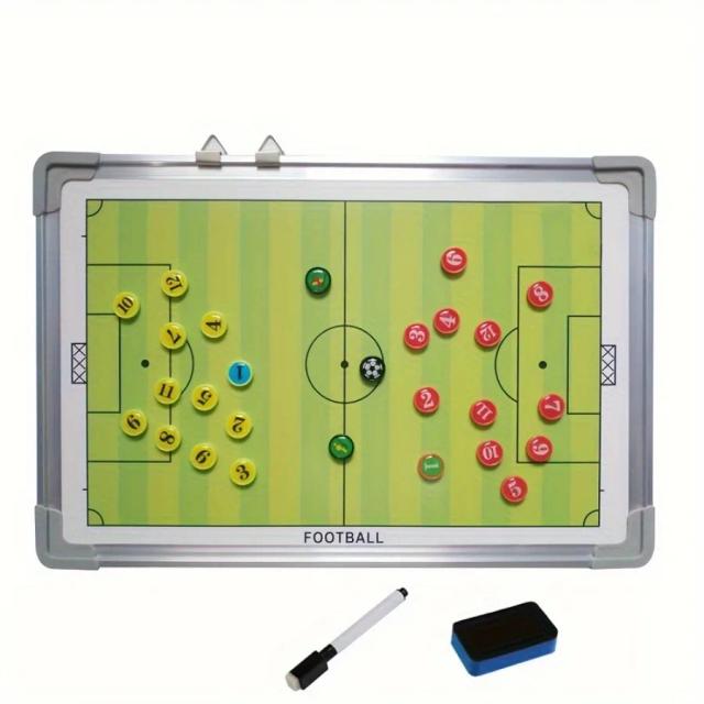 Treinadores de Futebol: Placa Magnética de Alumínio para Ensino e Treinamento - Quadro de Ligação 1Pc