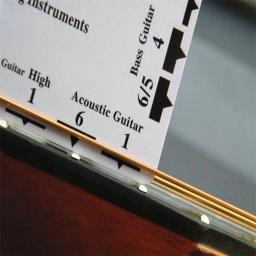 Calibre de corda dupla face para guitarra, régua, acessórios para instrumentos musicais, ferramentas luthier leves - Image 1
