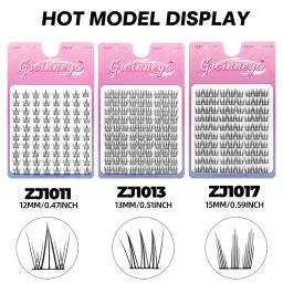 GROINNEYA-DIY Falso Cat Eye Cílios, cílios individuais, aparência natural, extensão dos cílios, maquiagem em casa, 60 a 120 - Image 4