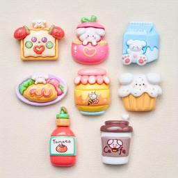 Conjunto de 8 peças de ímãs de geladeira criativos – designs de desenhos animados fofos, resina abs durável, perfeito para decoração de cozinha e escritório - Image 2