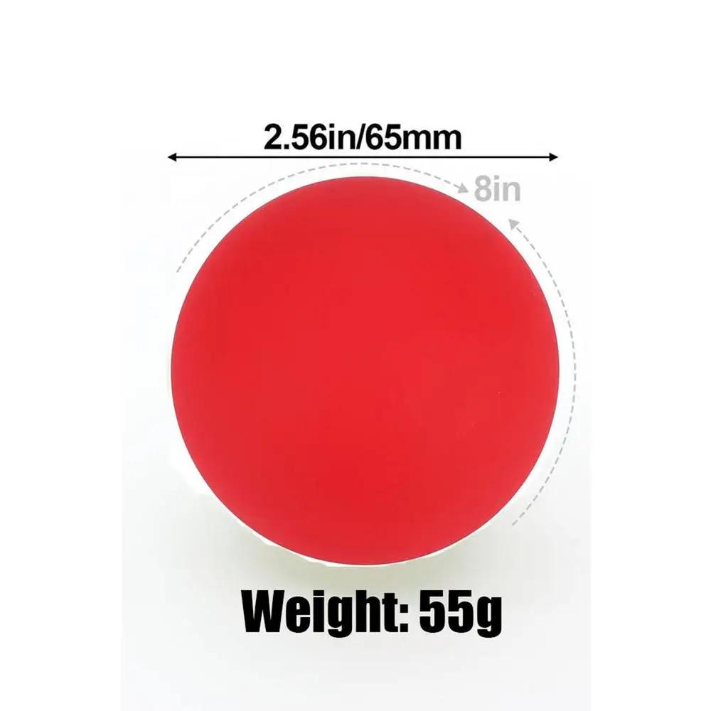 Bola vermelha do hóquei para crianças e pai, bolas do hóquei da rua com impacto visual forte para a prática individual - Image 1