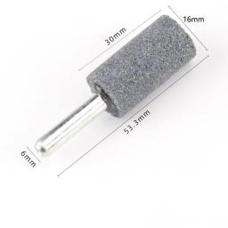 5 pçs rebolo polimento bit 6mm haste redonda cilíndrica cônica afiar cabeça ferramenta para moedor ferramentas rotativas acessórios - Image 6