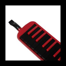 Saco de piano para iniciantes, tocar gaita, vermelho e preto, caixa de piano EVA, musical para adultos, 32 teclas - Image 6
