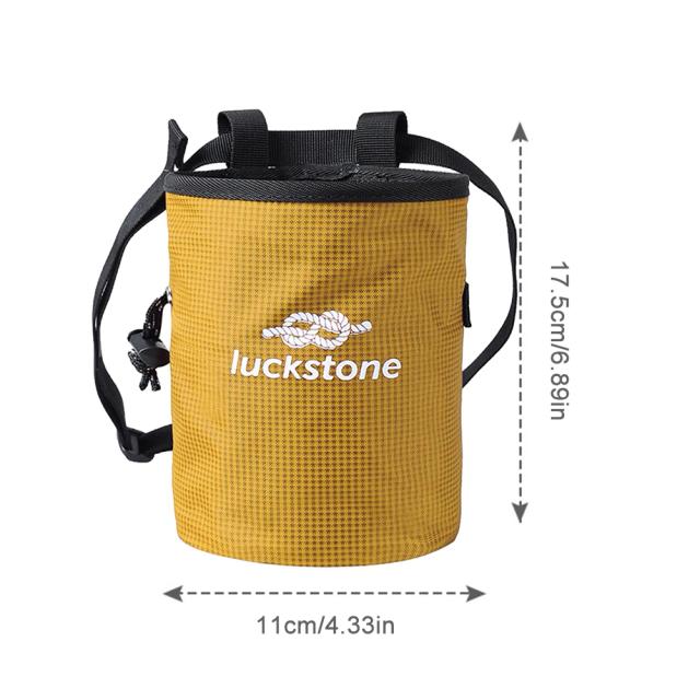 Bolsa Antiderrapante para Armazenar Pó de Magnésio - Ideal para Escalada, Ginástica e Halterofilismo